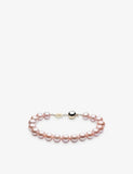 Yoko London 18ct gold freshwater pink pearl bracelet, imported from the UK