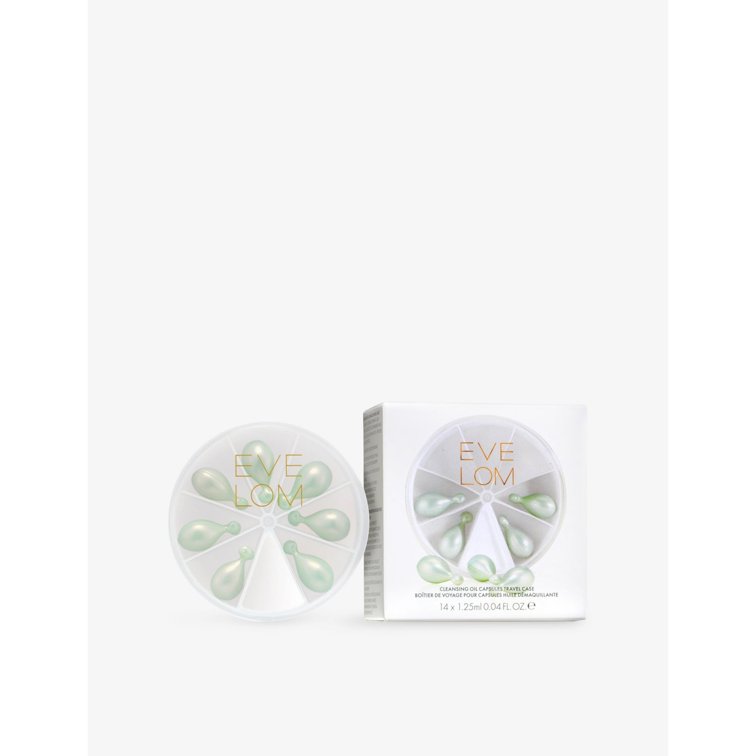Eve Lom cleansing oil capsules 14 pack travel set, imported from the UK