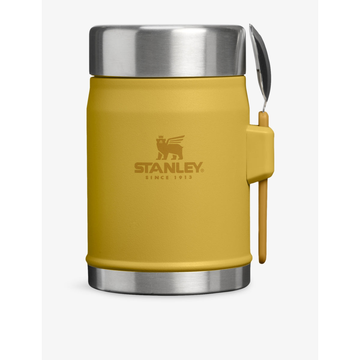 Classic Legendary Stainless-Steel Food Jar and Spork 0.4L - DIJON