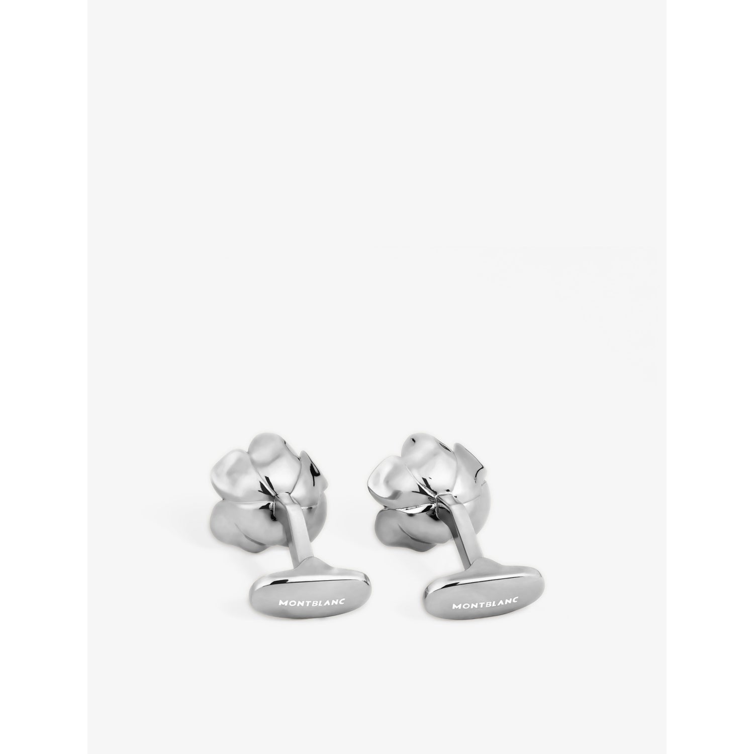 Montblanc stainless steel rose cufflinks 1.5cm - British product