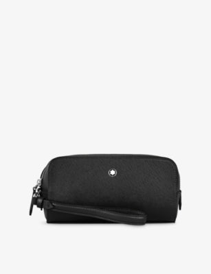 Montblanc small leather toiletry clutch bag - British product