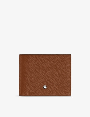 Montblanc leather wallet 6cc grained texture, UK version