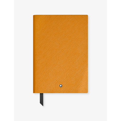 selfridges Montblanc Leather Lined Notebook 192 Pages 21cm x 15cm- Buy online at McGrocer