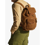 Montblanc suede envelope backpack with logo plaque, UK version