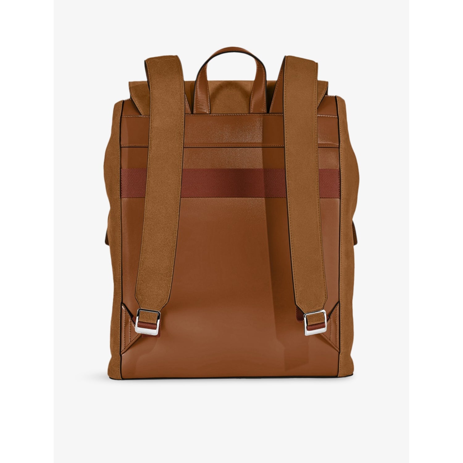 Montblanc suede envelope backpack with logo plaque, UK version