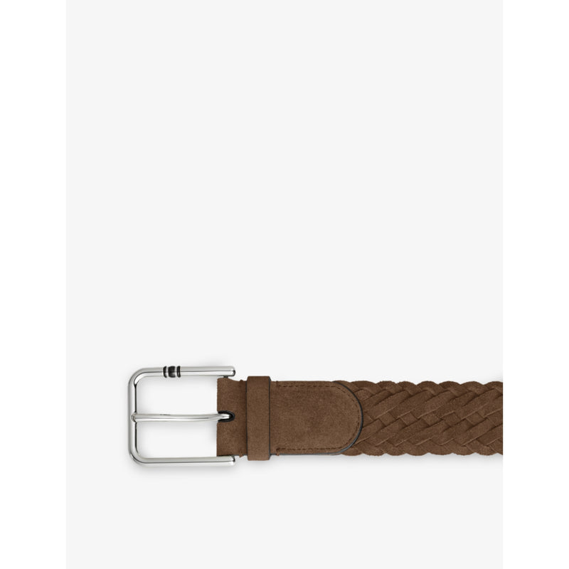 Montblanc leather belt square buckle 35mm, UK version