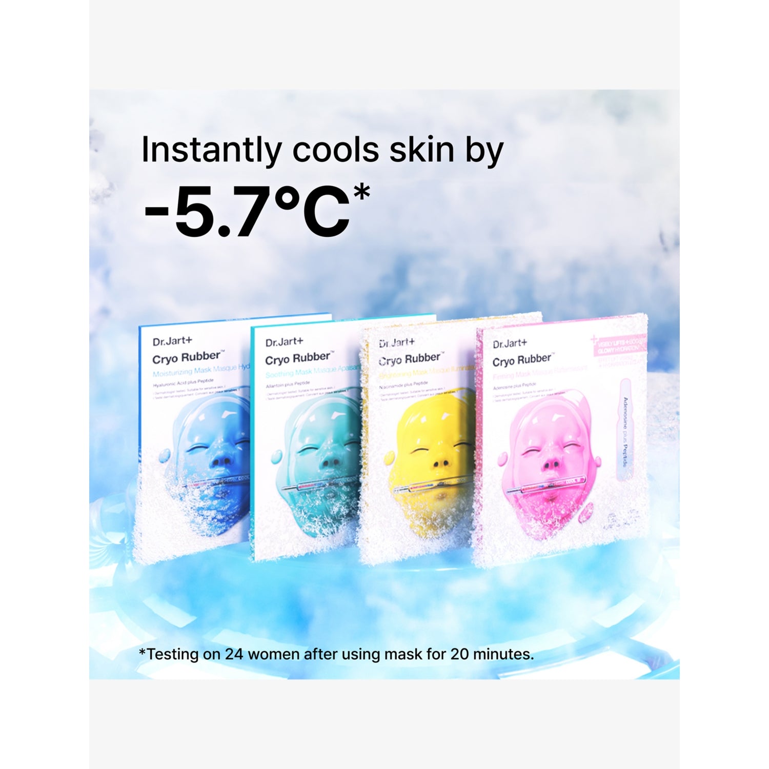 Dr.Jart+ Cryo Rubber Firming Mask 41g, imported from the UK