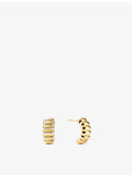 Mejuri Charlotte 14ct yellow-gold hoop earrings, imported from the UK
