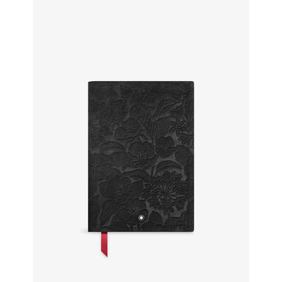 selfridges Montblanc x Bram Stoker Floral Leather Notebook 21cm x 18cm- Buy online at McGrocer