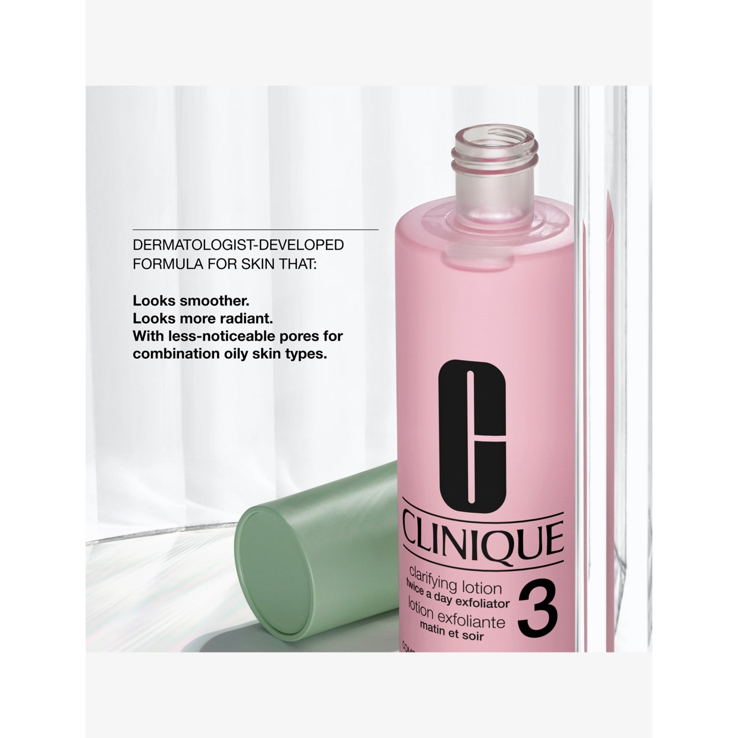 Clinique clarifying lotion 3 400ml, imported from the UK