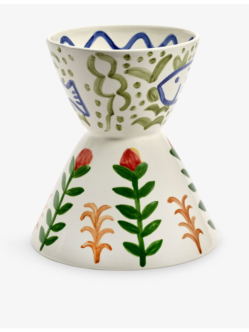 Serax stoneware vase Santiago De Borja 30cm high - British product