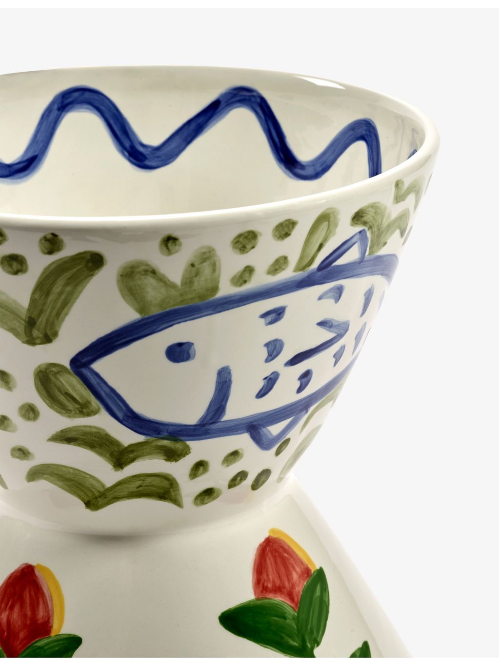 Serax stoneware vase Santiago De Borja 30cm high - British product