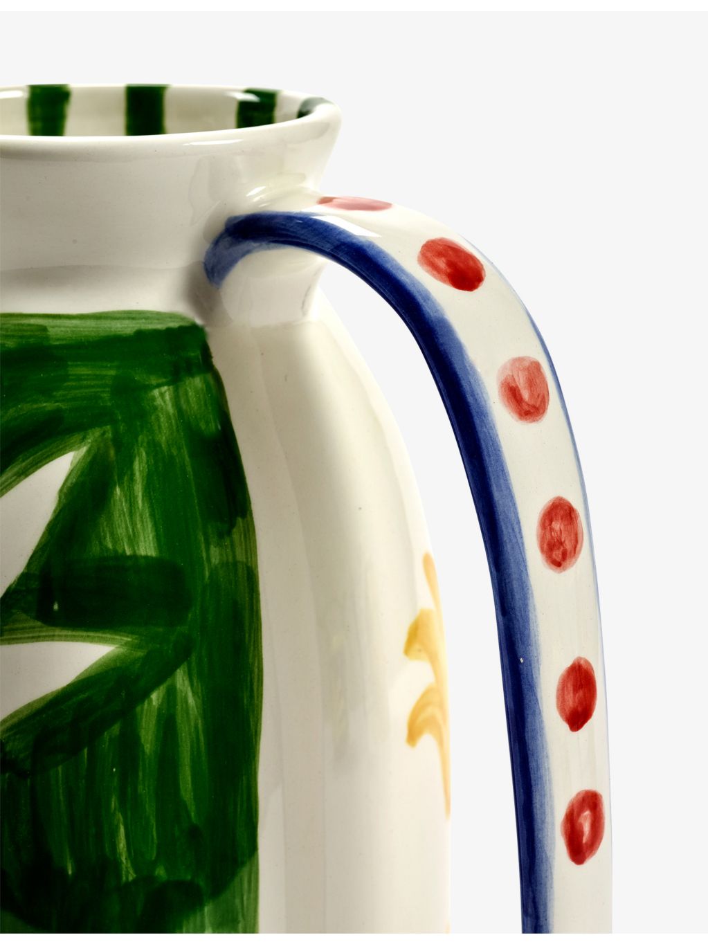 Serax hand-painted ceramic vase 24.5cm, UK version
