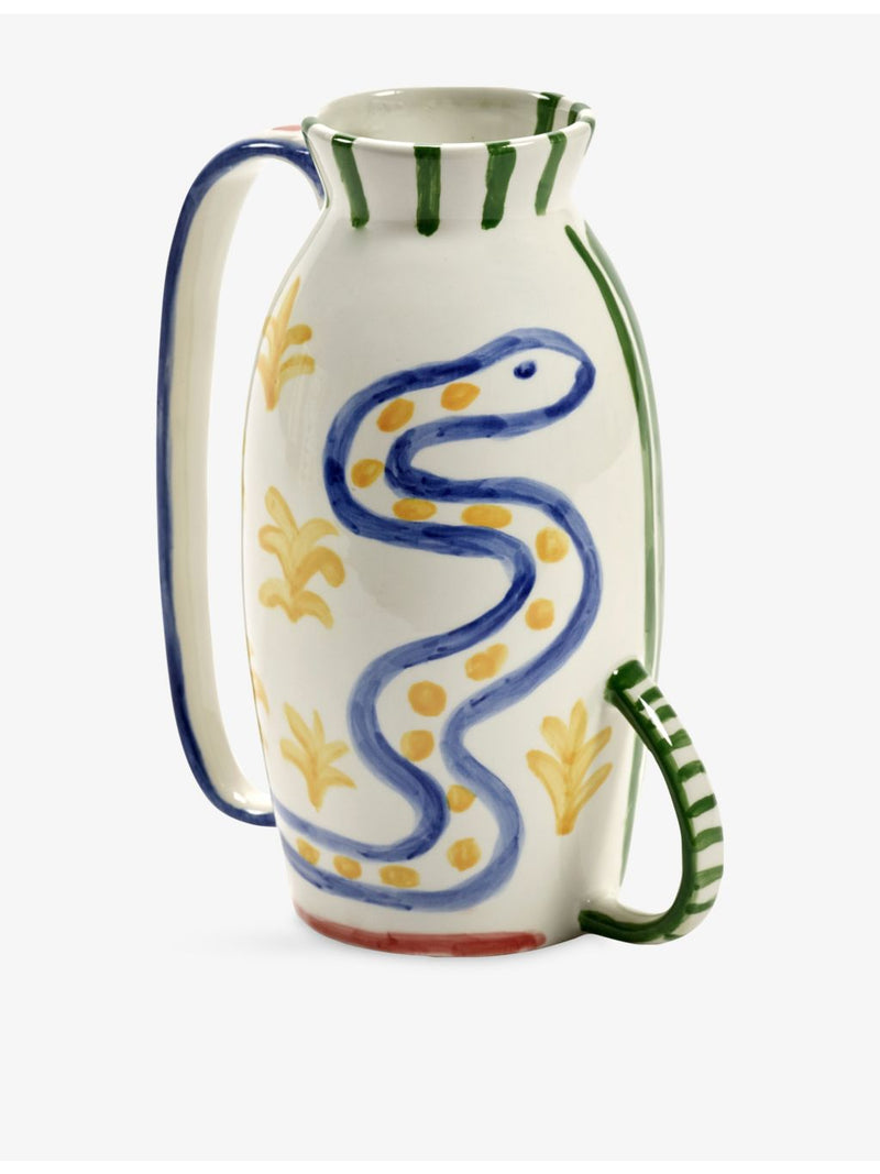 Serax hand-painted ceramic vase 24.5cm, UK version