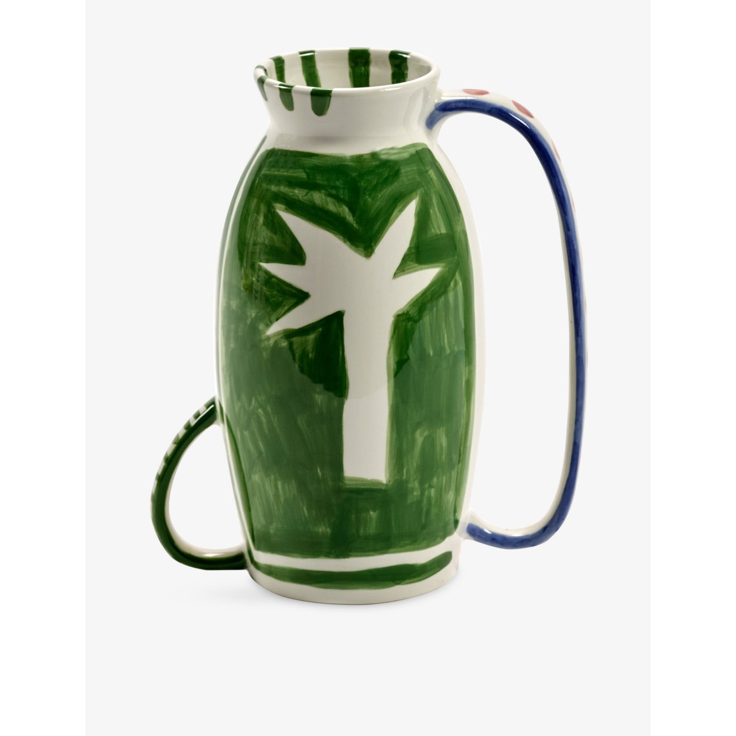 Serax hand-painted ceramic vase 24.5cm, UK version