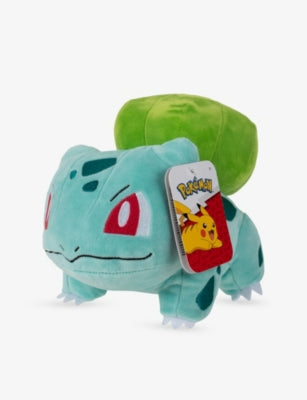 Pokémon Bulbasaur soft toy 20cm, imported from the UK