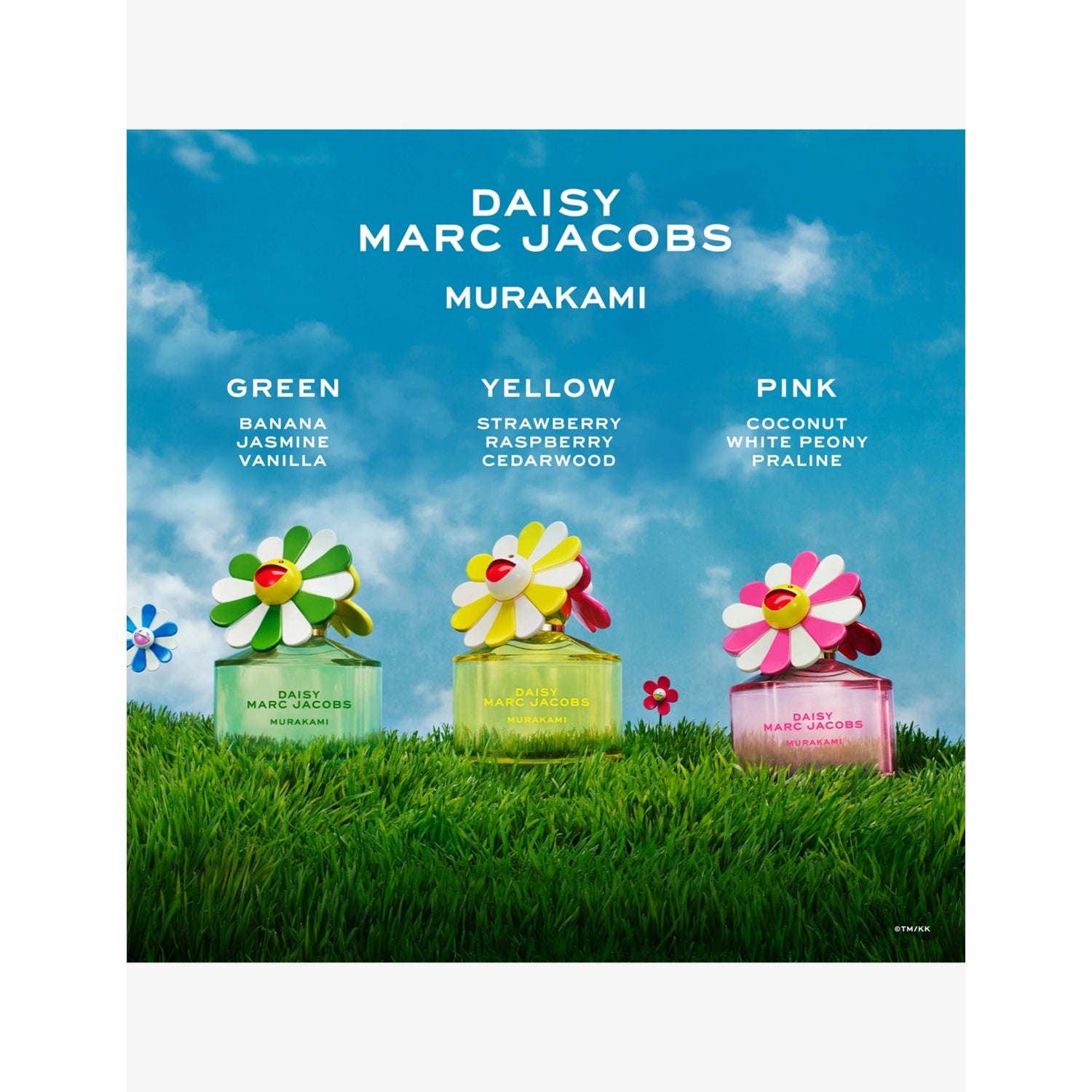 Marc Jacobs Daisy Murakami Green perfume 50ml, imported from the UK