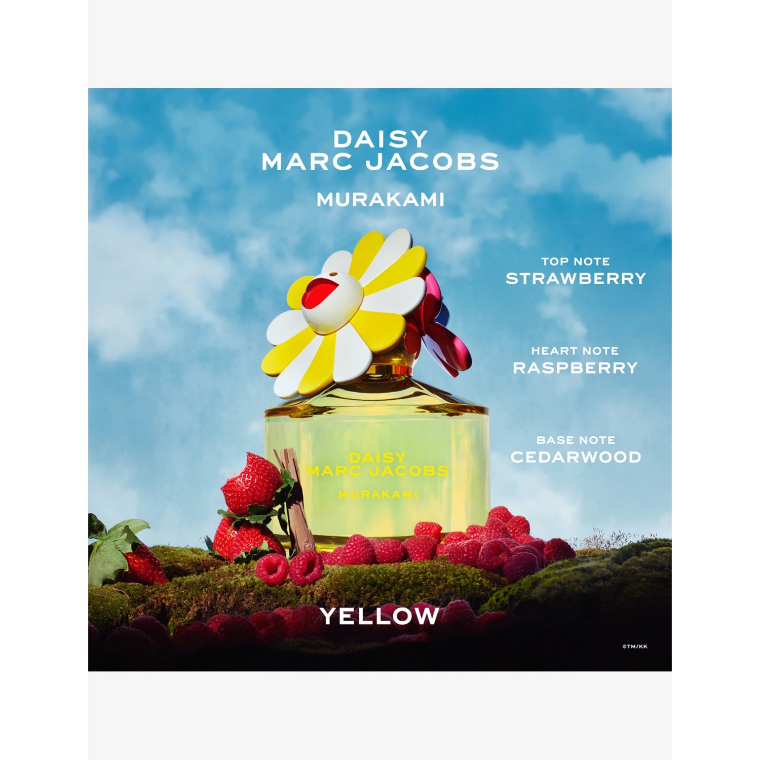 Marc Jacobs Daisy Murakami Yellow Eau de Parfum 50ml, imported from the UK