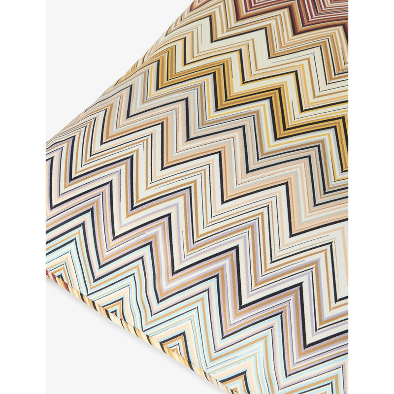 Missoni Home zigzag cotton cushion 40x40cm, imported from the UK