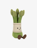 Jellycat Amuseables Asparagus soft toy 22cm, UK version