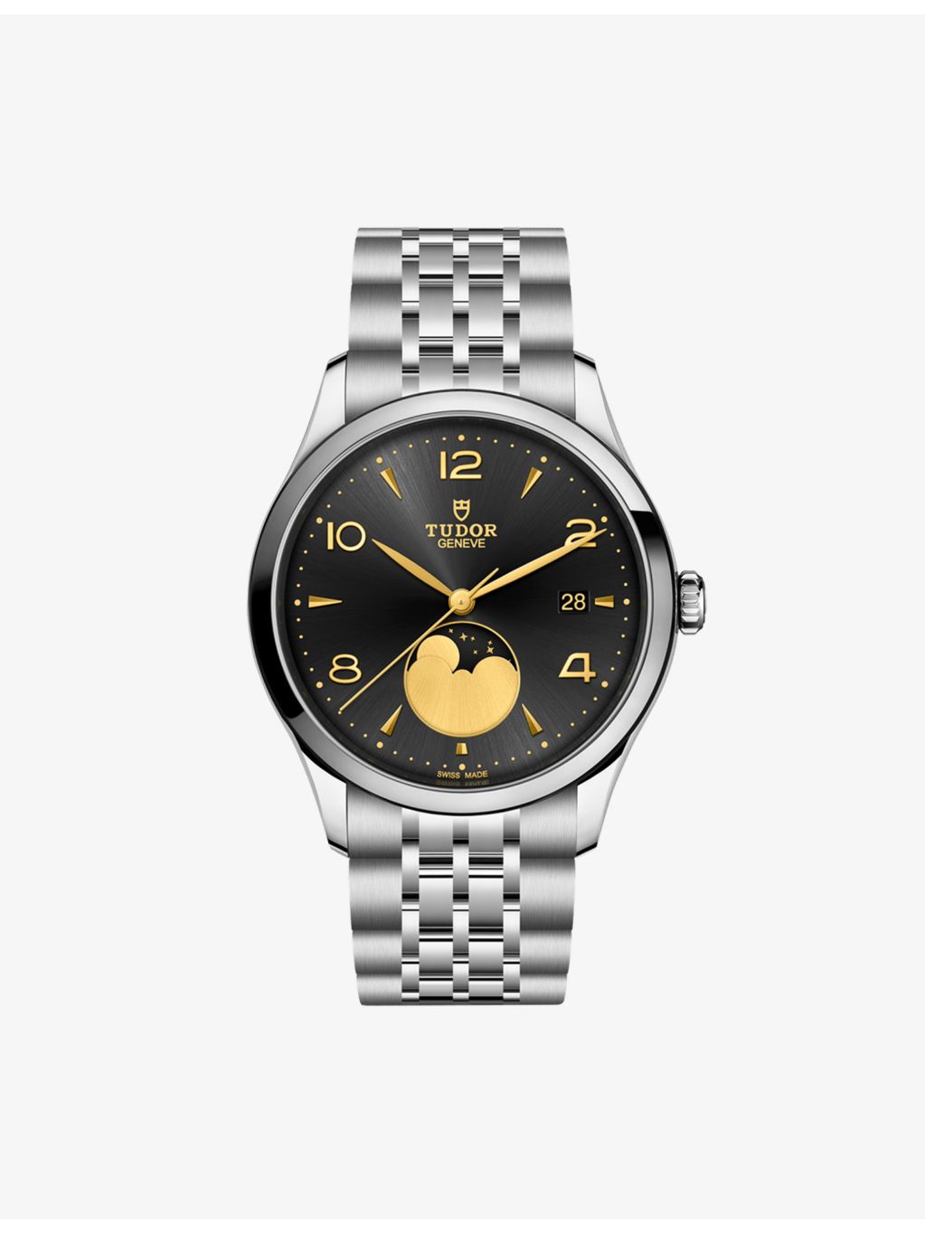 Tudor 1926 Luna automatic watch 39mm stainless steel, UK version