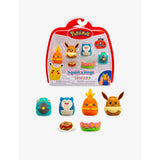 Squish-A-Longs Pokémon toy figures pack of 4 2.5cm - British product