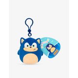 Squishmallows SEGA Sonic clip-on soft toy 9cm (British brand)