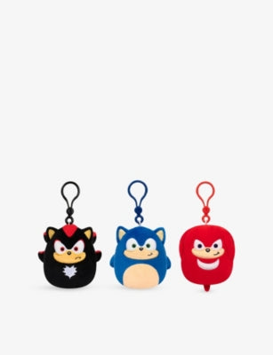 Squishmallows SEGA Sonic clip-on soft toy 9cm (British brand)