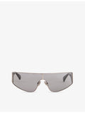 Max Mara shield acetate sunglasses lens width 6cm, UK version