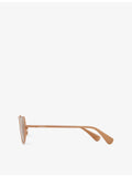 Max Mara square frame acetate sunglasses (British brand)