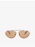 Max Mara square frame acetate sunglasses (British brand)