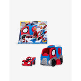 Spidey Transforming Hauler Raceway vehicle playset, UK version