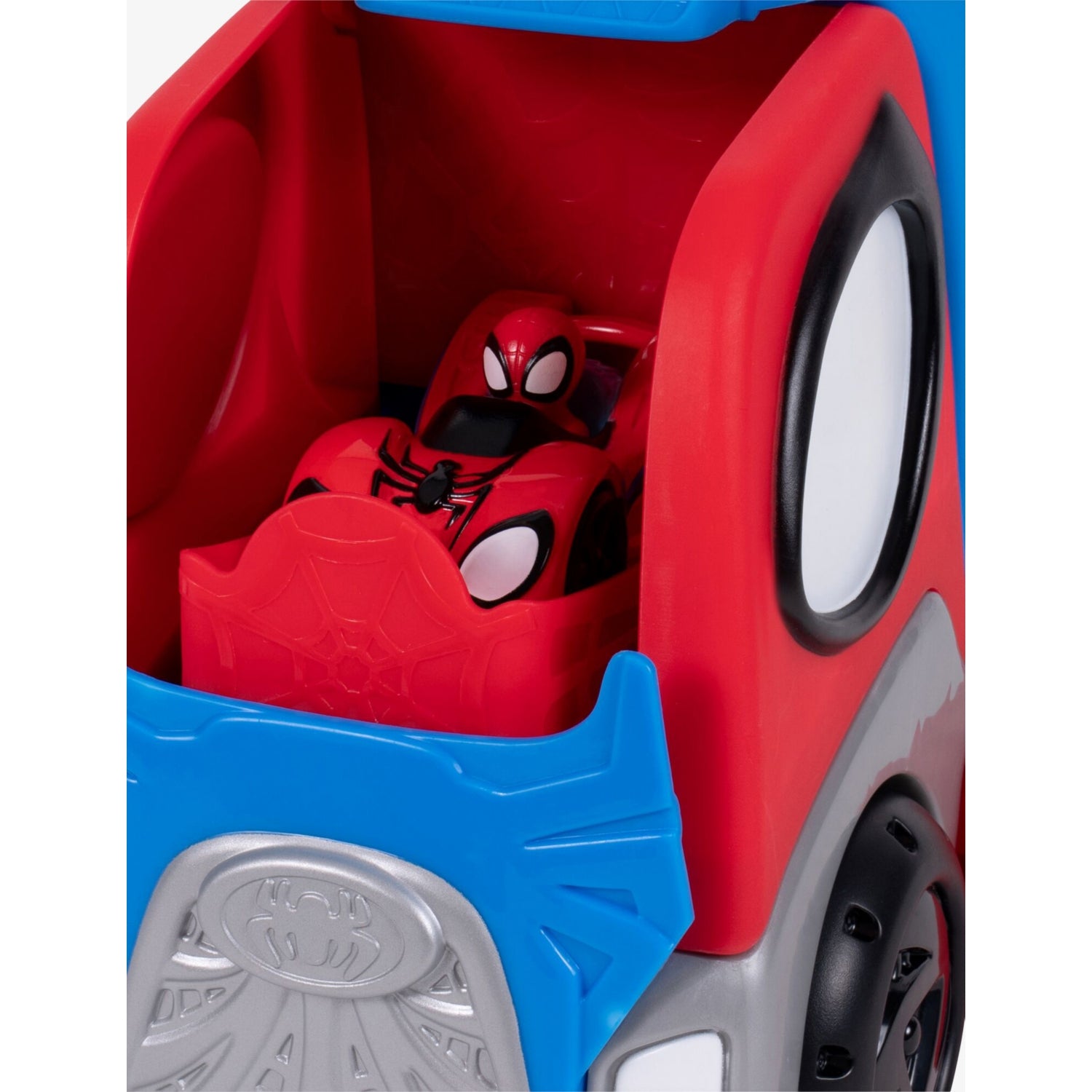 Spidey Transforming Hauler Raceway vehicle playset, UK version