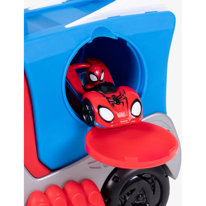 Spidey Transforming Hauler Raceway vehicle playset, UK version