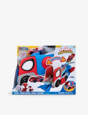Spidey Transforming Hauler Raceway vehicle playset, UK version