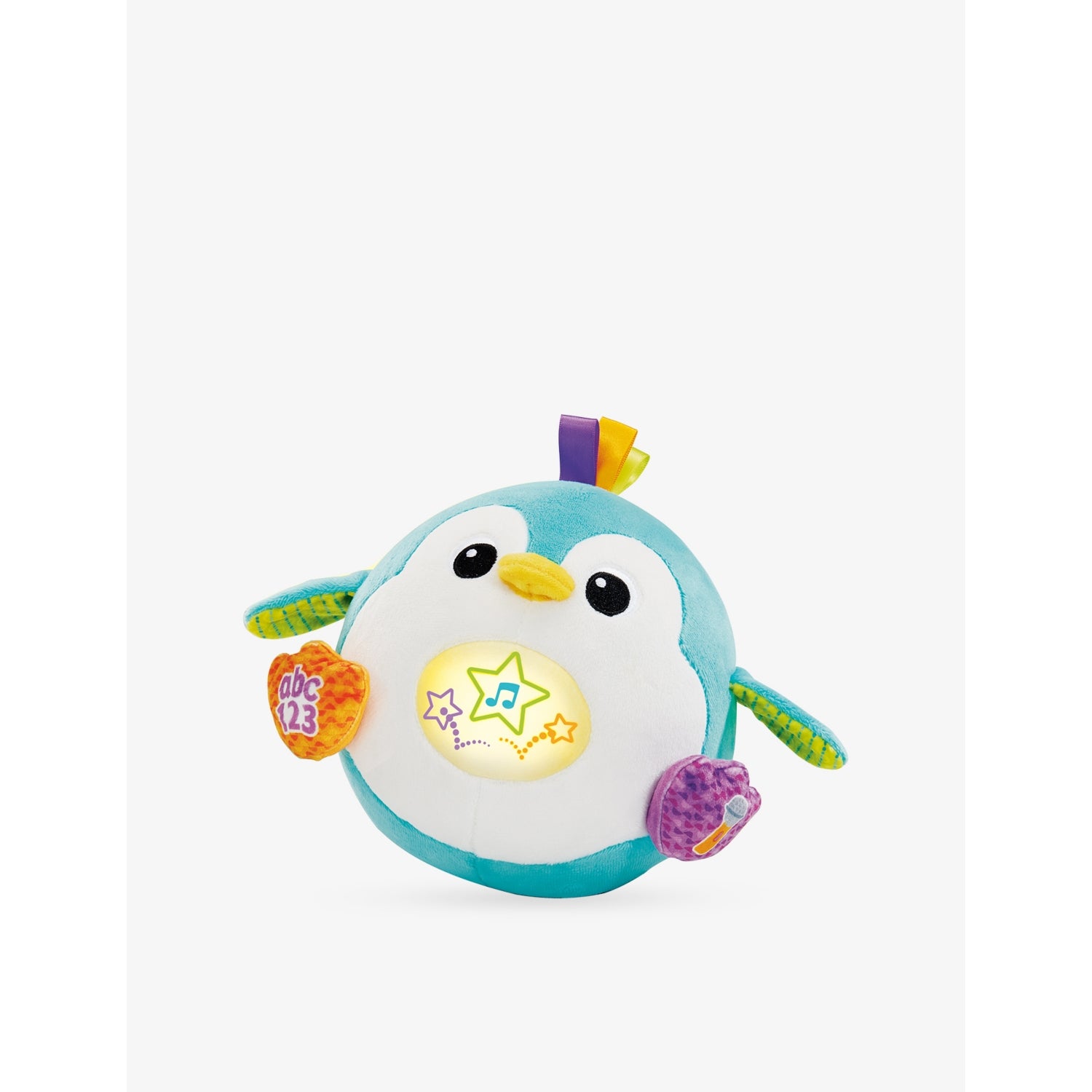 Leapfrog 123 Bounce Penguin interactive soft toy 14cm, imported from the UK