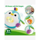 Leapfrog 123 Bounce Penguin interactive soft toy 14cm, imported from the UK