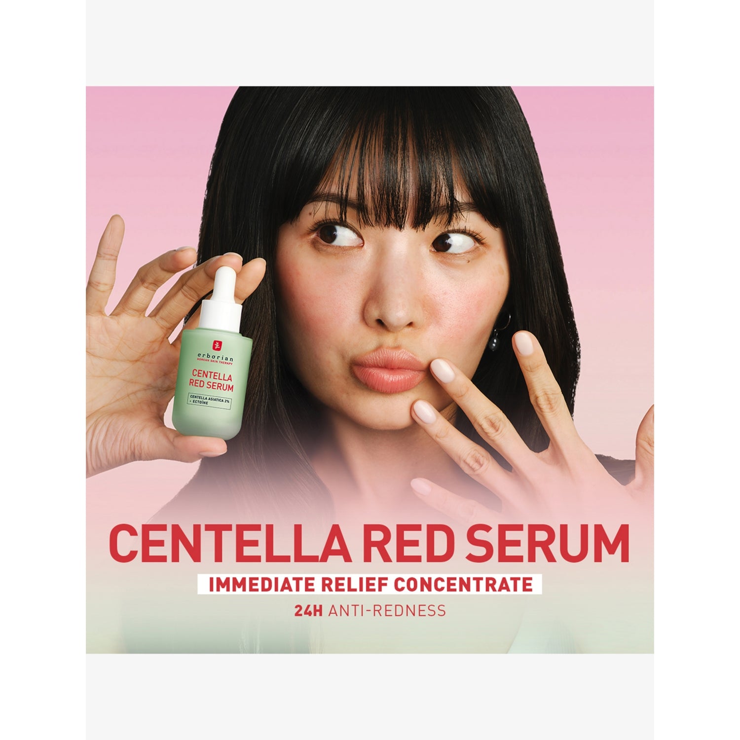 Erborian Centella Red Serum 10ml, imported from the UK