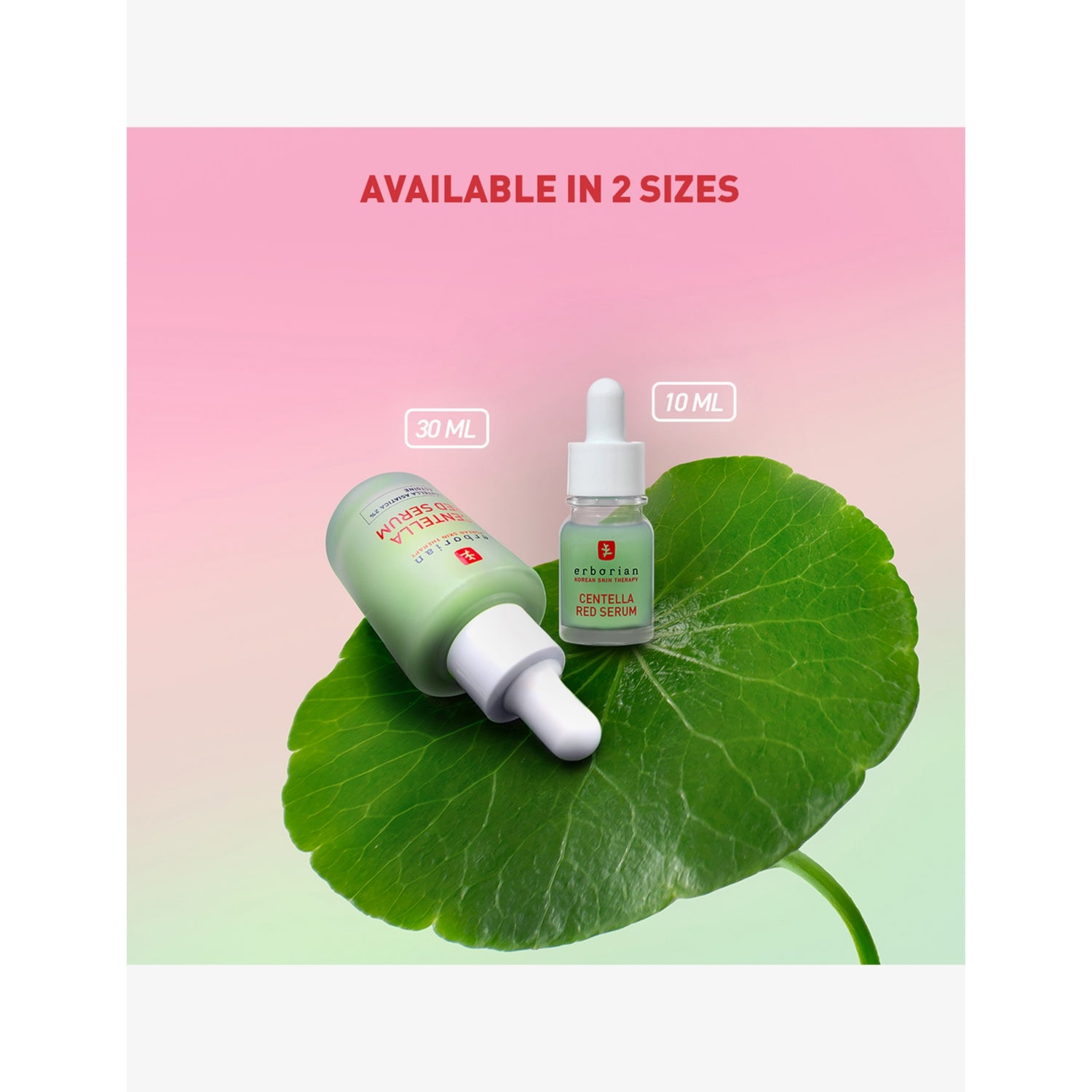 Erborian Centella Red Serum 10ml, imported from the UK