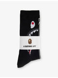 A Bathing Ape shark-print cotton-blend socks, UK version