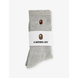 One Point Cotton-Blend Crew Socks - M