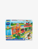 VTech Toot-Toot Chug Learn Train interactive playset with wagons - British product