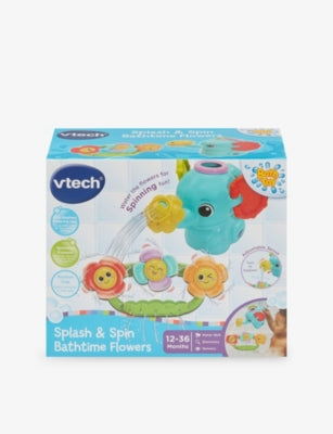 Vtech Splash Spin Flowers bath-time playset, imported from the UK