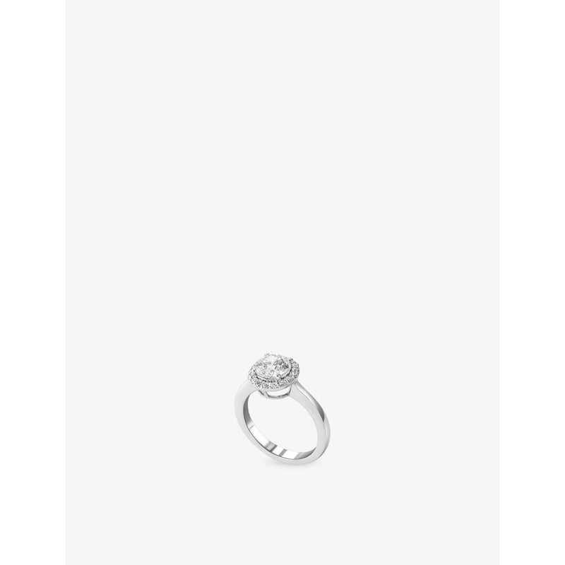The Diamond Lab 18ct white-gold 1.85ct lab-grown diamond ring - British product