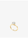 The Diamond Lab 18ct yellow gold 1.5ct lab-grown diamond ring (British brand)
