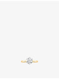 The Diamond Lab 18ct yellow gold 1.5ct lab-grown diamond ring (British brand)