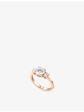 The Diamond Lab 18ct rose-gold brilliant-cut 1.99ct diamond ring - British product