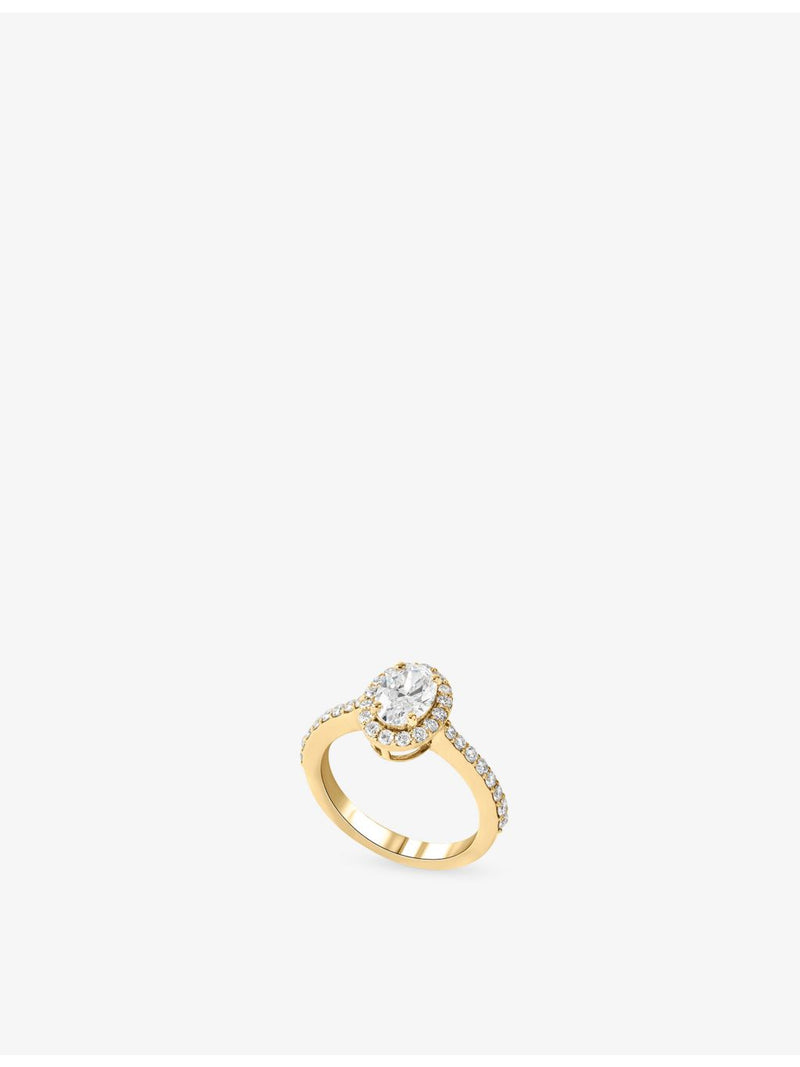 The Diamond Lab 2.11ct oval-cut lab-grown diamond ring - British product