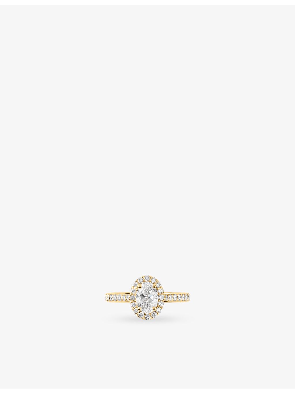 The Diamond Lab 2.11ct oval-cut lab-grown diamond ring - British product