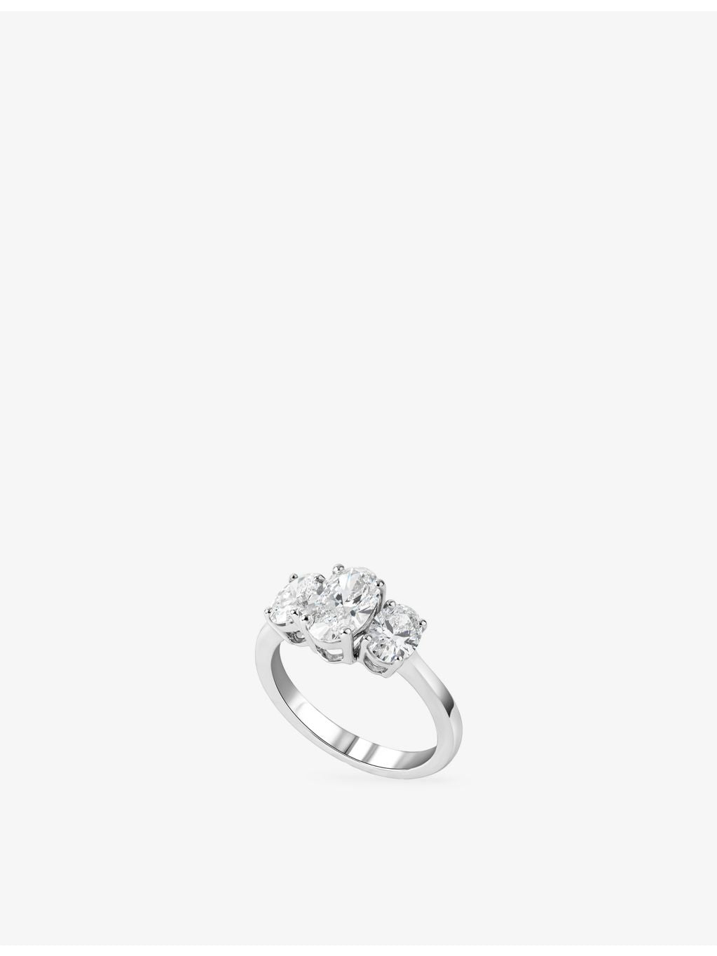 The Diamond Lab oval lab-grown diamond ring 2.11ct, imported from the UK